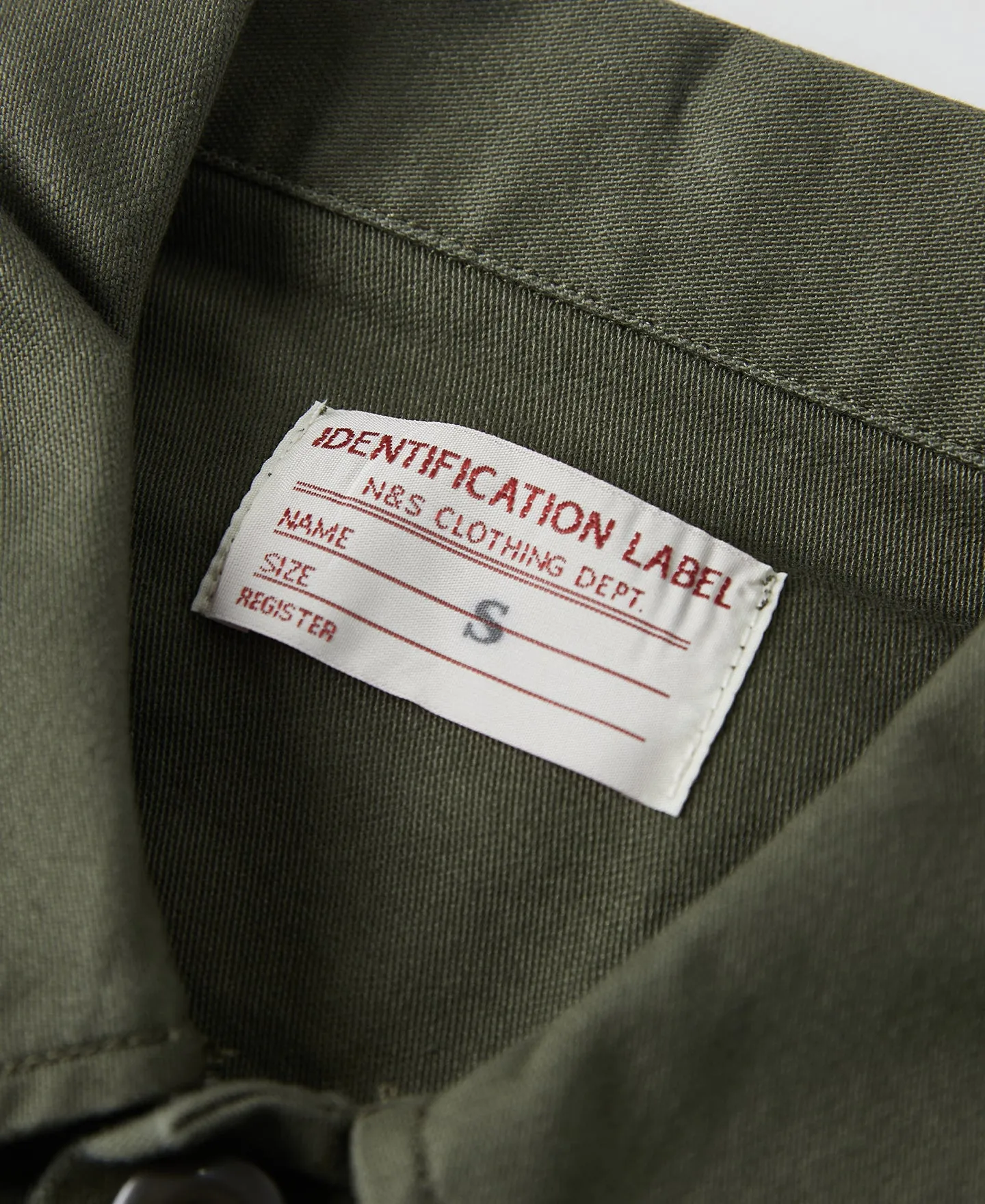 1963 US Army OG-107 Fatigue Utility Shirt