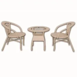 2 Seater Wicker Garden Set