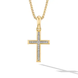 24MM CROSS PENDANT ENHANCER DI 18K