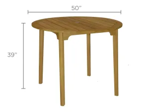 Admiral 50" Round Bar Table