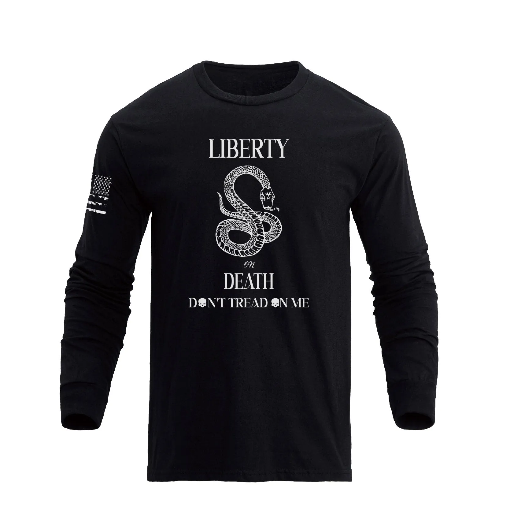 DON'T TREAD ON ME GRAPHIC LONG SLEEVE T-SHIRT