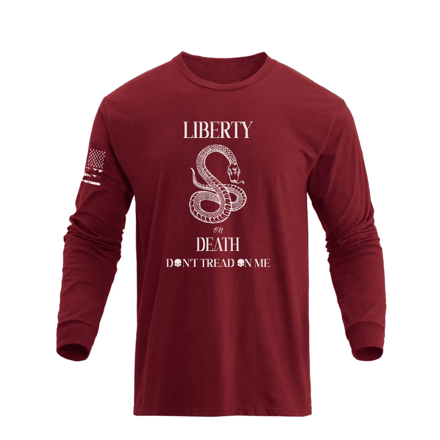 DON'T TREAD ON ME GRAPHIC LONG SLEEVE T-SHIRT