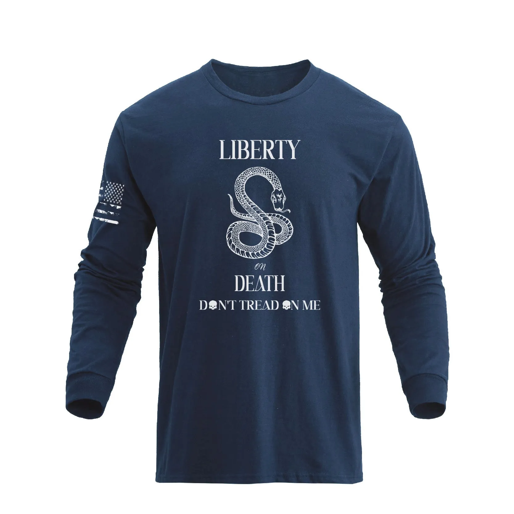 DON'T TREAD ON ME GRAPHIC LONG SLEEVE T-SHIRT