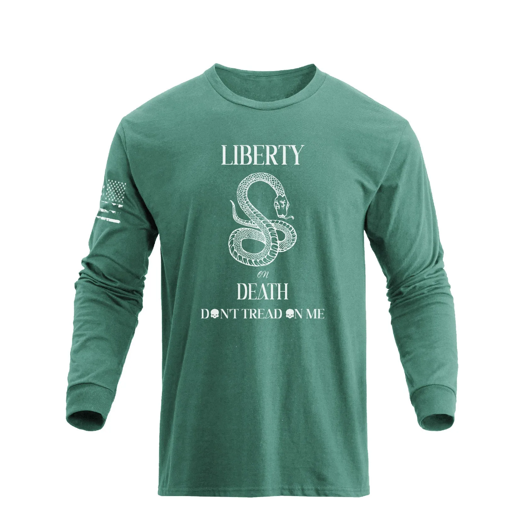 DON'T TREAD ON ME GRAPHIC LONG SLEEVE T-SHIRT