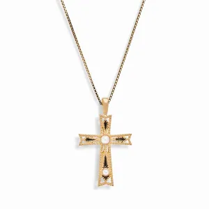 Enamel Cross Necklace