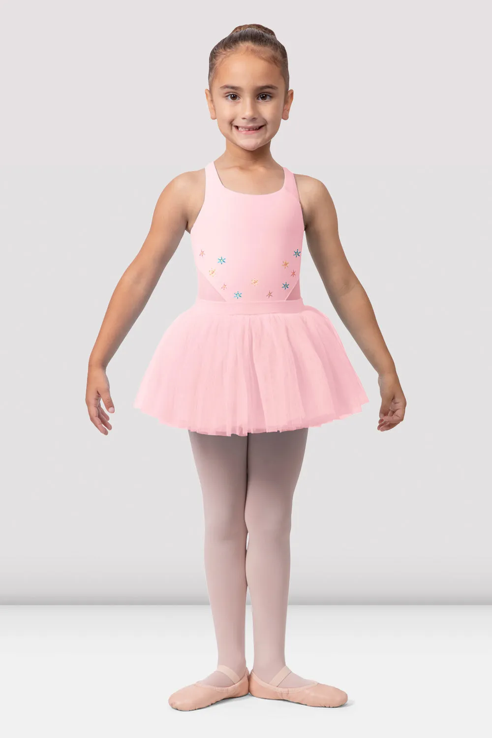 Girls Isabeau Cross Back Tutu Dress