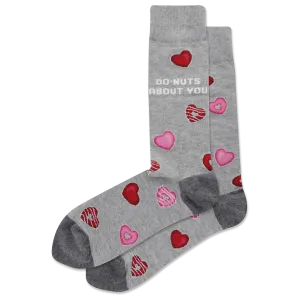 HOTSOX Men's Do-Nuts About You Crew Socks