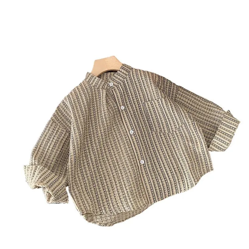 Kids Casual Handsome Stripe Shirt for Boys 2-7 Years -  Spring Collection