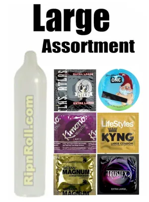 Large condoms Assortment - RipnRoll.com