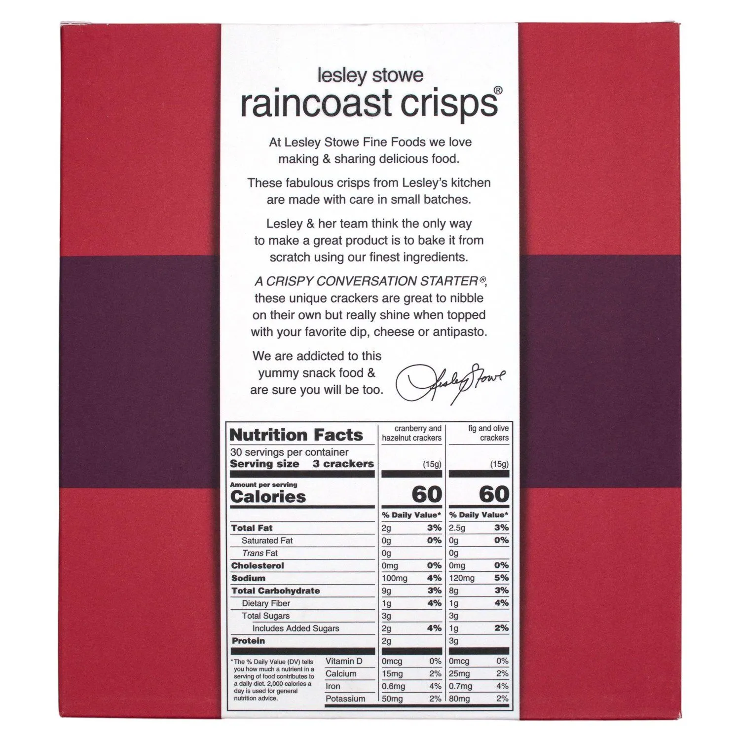 Lesley Stowe Raincoast Crisps