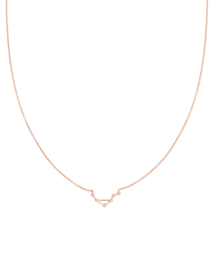 Libra Constellation Necklace - 18K Rose Vermeil