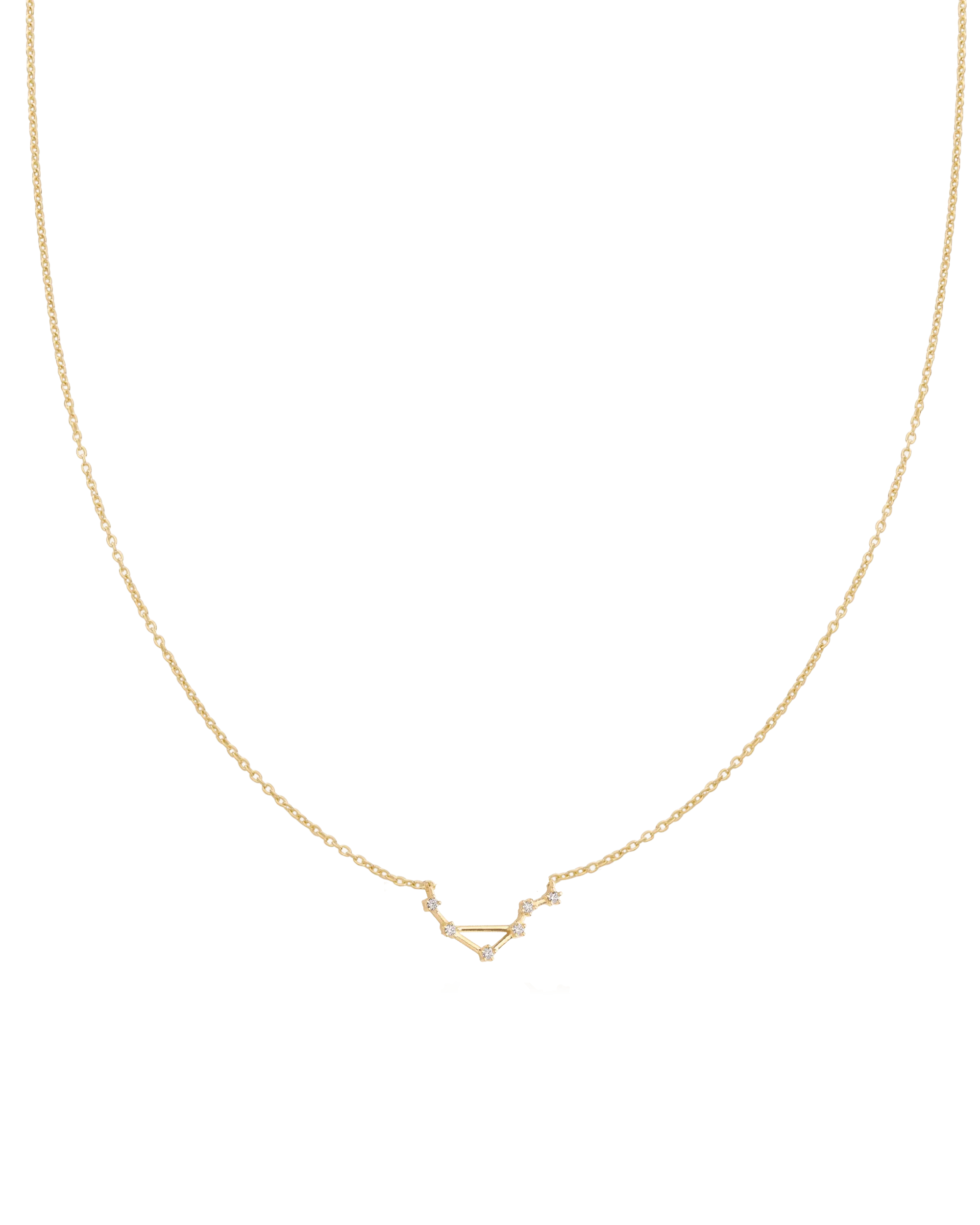 Libra Constellation Necklace - 18K Rose Vermeil