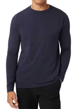 Long Sleeve Crewneck Tee In Premium Cotton Jersey G3681