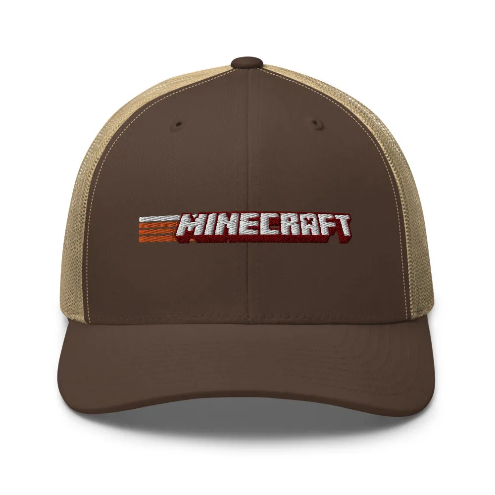 Minecraft Camping Trucker Hat