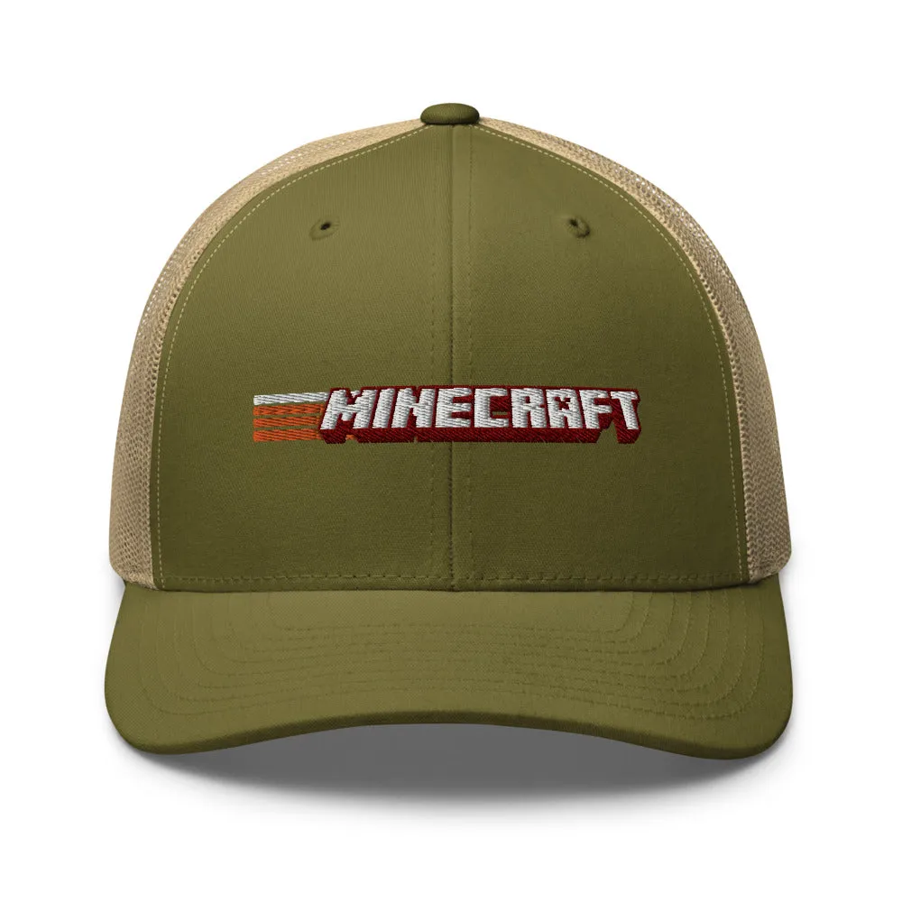 Minecraft Camping Trucker Hat