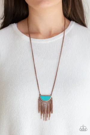 Open Door Jewelry - Desert Hustle - Copper Necklace - Paparazzi Accessories