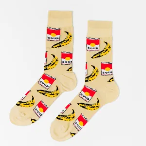 Pop Art Crew Socks - Large