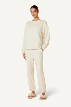 ROMY CLASSIC SWEATSHIRT  | GARDENIA