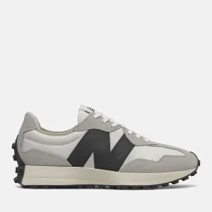 Scarpe Uomo NEW BALANCE Sneakers 327 in Suede e Mesh colore Sea Salt e Black