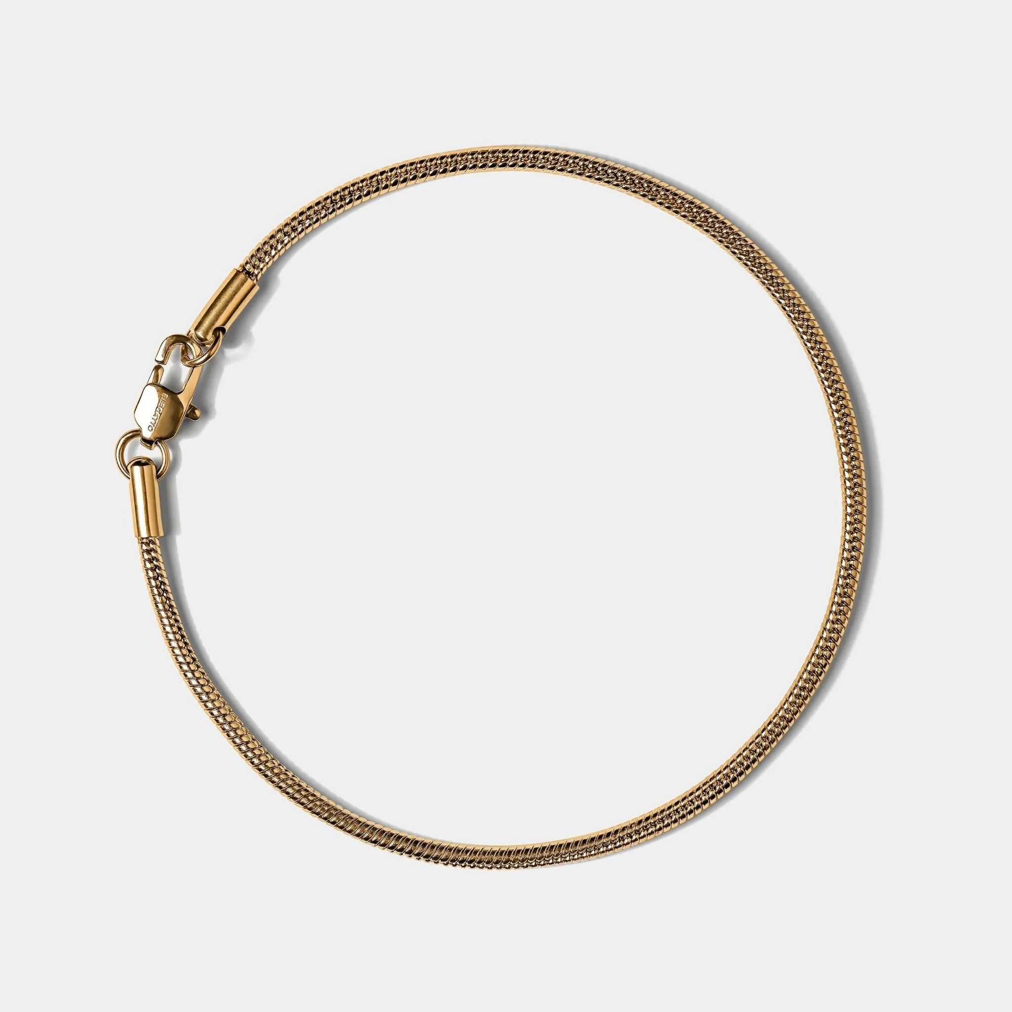 Snake Chain Bracelet Gold (2mm)