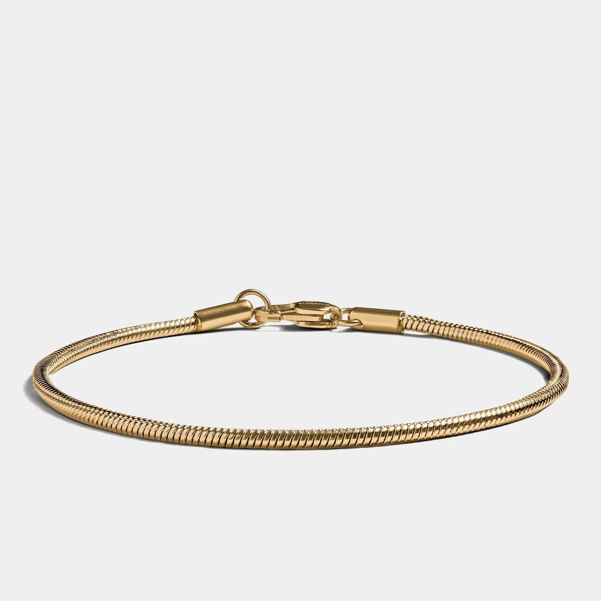 Snake Chain Bracelet Gold (2mm)