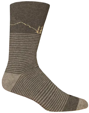 Soda Butte Grey Men's Socks