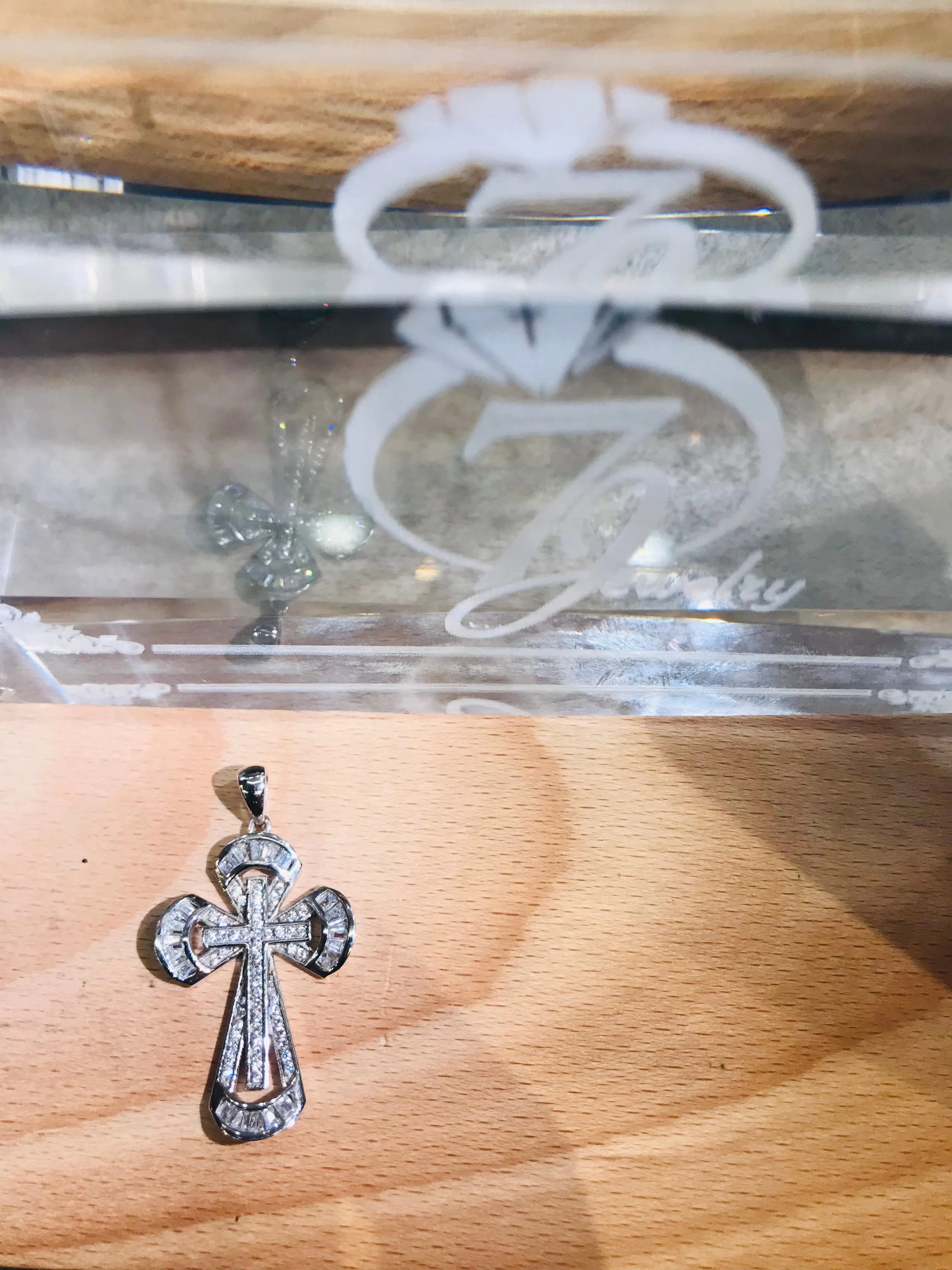 Sterling silver Cross pendant