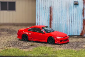 Tarmac Works 1/64 VERTEX Nissan Silvia S15 Red - Indonesia Special Edition - GLOBAL64