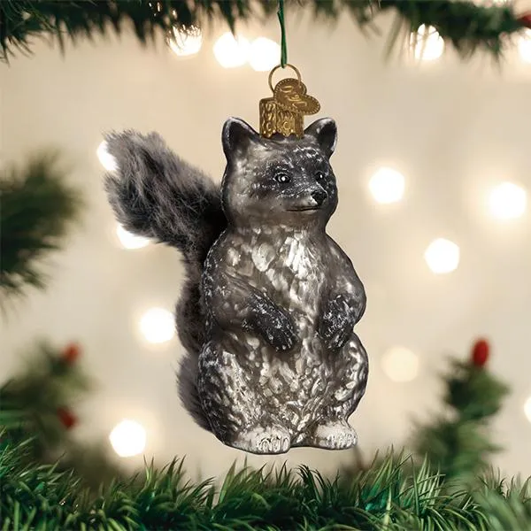 Vintage Raccoon Ornament